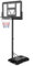 Lischwert Basketballkorb Outdoor und Zwei Netze, Verstellbare Korbhöhe von 135 bis 305 cm, Basketballständer mit 110x75cm Rückwand Vergrößerter Basis und Rollen für Kinder/Jugendliche