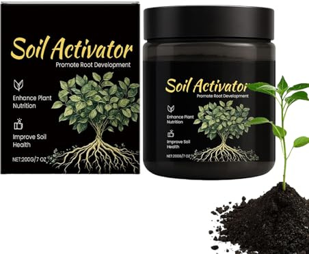 Activateur de Sol | Stimulateur de Racines et Renforcement | Activateur de Sol pour Jardin - Pour les Jardins, les Fermes, les Cours, les Balcons, les Terrasses, les Pelouses et les