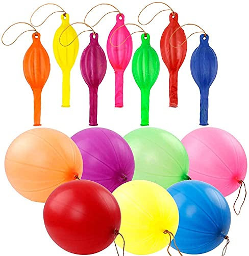 HOT BARGAINS 30 X Punch Balloons For Party Bags Neon Large (PACK OF 30)