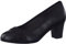Jana Damen Pumps mit Glitzerdetails Vegan, Schwarz Nappa (Schwarz), 40 EU