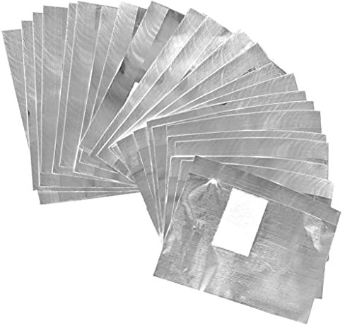 Foil Nail Wraps, 150 Pcs Nail Foils for Gel Nails, Nail Foil Aluminium Wraps Remover with Pre-attached Lint-Free Cotton Pads, for Gel Nails For Fast & Gentle Soak Off Gel Polish Removing