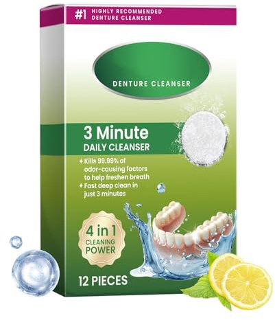 Pastilles nettoyantes pour prothèses dentaires - Nettoyage - Pratique
