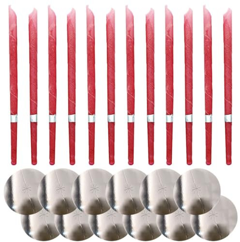 LQIOACU 12 Stück Ohrenkerzen, Ohrenschmalz entferner, Ear wax removal, Ohrenkerzen zur reinigung ohrenschmalz mit 12 Schutzscheiben