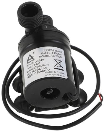 Veemoon Small Submersible Water Pump High Pressure Water Pump Easy Install Thread Design