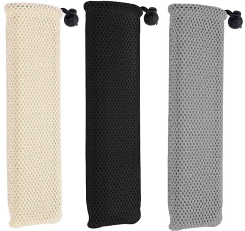 JYNXOR 3 Piezas Bolsa para Cubiertos, con Cierre de Cordón, Porta Cubiertos Portátil, Bolsa Cubiertos Vacía, Estuche Cubiertos, Lavable, para Oficina, Escuela, Viajes, Senderismo, Picnic, 26 x 7.4cm
