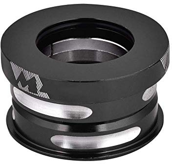 Dilwe Cuffia con Cuscinetti per Bici, 44 mm Manubrio Adattatore per Cuscinetto Interno sigillato per distanziatore per Forcella Anteriore da 28,6 mm(Nero)