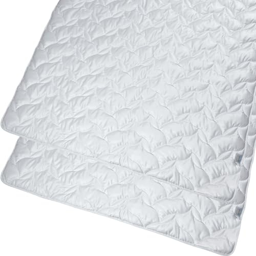 Erwin Müller Duo-Steppbett 2er-Pack - Microfaserbezug, Sommerseite und Winterseite, silikonisierte Hohlfaserfüllung, pflegeleicht