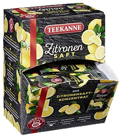 Teekanne Zitronensaft 100 x 4ml, 6er Pack (6 x 400 ml Packung)