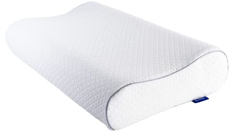 Bedtime- Orthopädisches Nackenkissen zur Linderung von Nacken- und Rückenschmerzen | Memory-Foam-Kissen für einen erholsamen Schlaf aus viskoelastischem Schaum | 40x60 cm