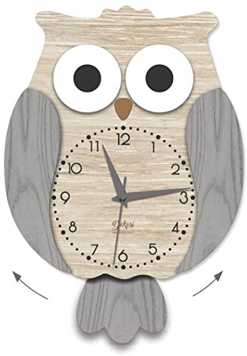 DEKORI | Orologio da Cucina | Nessun Ticchettio Preciso e Silenzioso | Orologio da Parete Moderni | Orologio Legno | Originale, Made in Italy