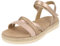 Tom Tailor Damen 7490030008 Sandale, Rose-Gold, 38 EU