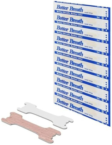 Tiras Nasales Para Dormir, Tiritas Nariz Respirar, Nose Strips, Anti Ronquidos Para Dormir, Tiras Antironquidos Nasal, para una Mejor Respiración al Dormir y Hacer Deporte (50 Unidades 66x19mm)