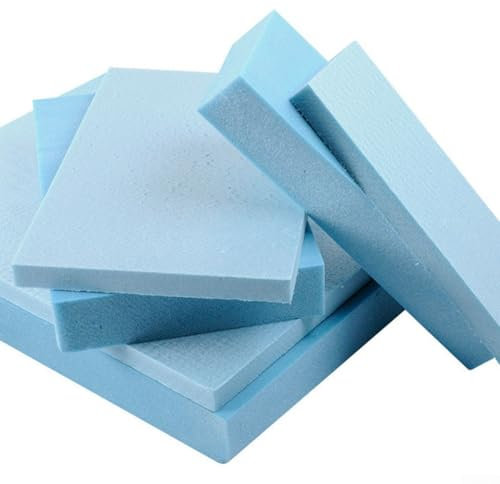 Oniissy Lastra di schiuma Diorama Scenery Base Modello, Landscaping Block Floor Slab Construction Model Material Blue Foam board, Landscape Decor Accessory (30 x 20 x 2 cm)