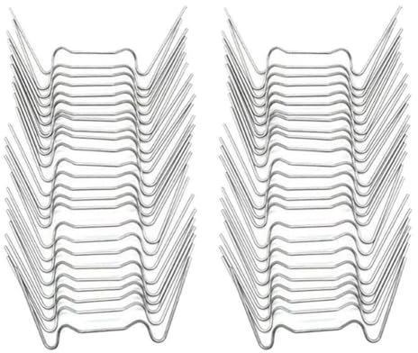 SNXLXUR Pinzas de vidrio de invernadero, clips en W de acero inoxidable, clips de ventana de invernadero, clips de fijación de marco de vidrio, clips de vidrio de invernadero para sujetar accesorios