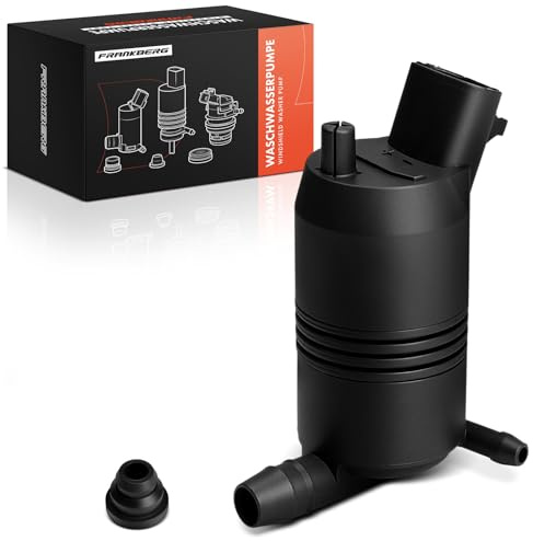 Frankberg Bomba lavaparabrisas Bomba de agua de lavado Limpieza de parabrisas Delantero 2 Polos Compatible con Sportage SL Picanto TA Rio III UB Matiz M200 M250 H-1 TQ Replace# 8534008010