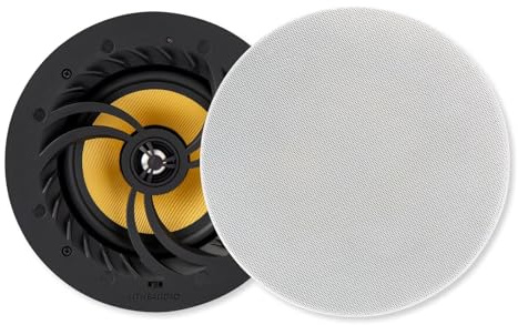 Lithe Audio 06610 All-in-One Wi-Fi Ceiling Speakers, Pair