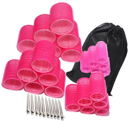Set Bigodini Per Capelli Da 6 Con Clip in Metallo Saloni Styling Da Lunghi a Corti Eventi Formali Kit Bigodini Acconciature Rapide