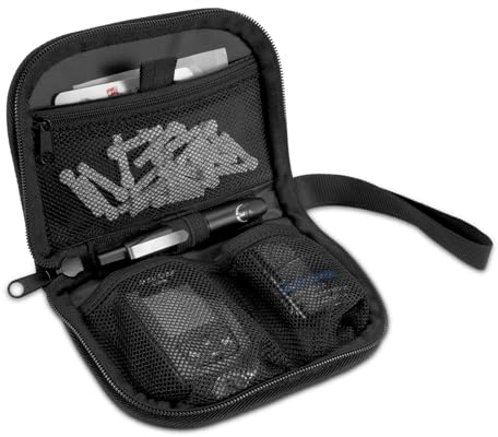 MEDMAX Trousse de Rangement pour Diabétiques, Étui de Voyage avec Poignée pour Lecteur de Glycémie, Stylos à Insuline et Accessoires - Pochette Organisatrice (Sac Uniquement)