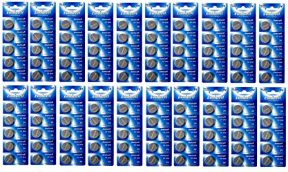 Energy01 100-pack CR2032 DL2032 litium 3 volt 210 mAh batterier (100 batterier)