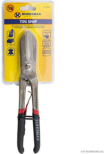 250MM Hardened Steel Metal Cutting TIN Snips 10 Straight Cut Shear