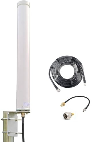 Antenna omnidirezionale 5G 4G LTE ts9 SMA/WiFi all'aperto a lungo raggio/antenna del telefono cellulare 698-3800MHz 12dBi per modem/router/ripetitore del segnale cellulare