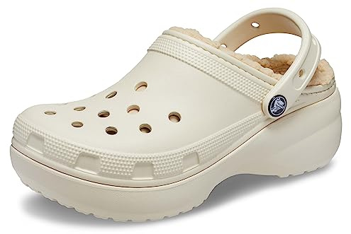 Crocs Classic Platform Lined Clog 41-42 EU Bone
