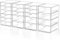 4 Stück Cosmetic Organizer mit 20 Schubladen, stapelbar langlebig Acryl Lagerung Schubladen, transparente Frisiertisch Schreibtisch Organisatoren für Büro Bad Schmuck Organizing