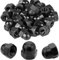 Bikasun 60pcs M6 Tuercas Sombrerete Acero Inoxidable Negro