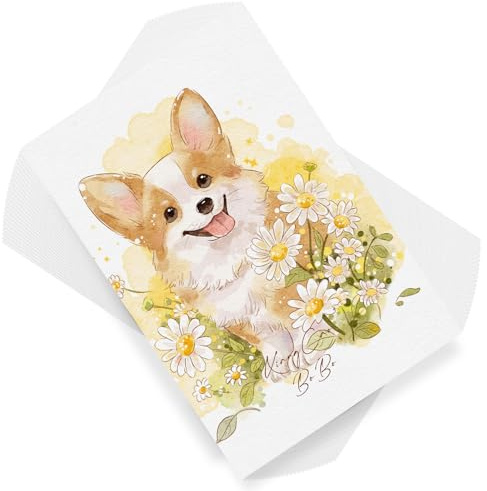30 PCS Art Painting Watercolour Paper A5, 300g Thickening Watercolour Sketchbook, Medium Coarse Double-Sided Texture, for Adults Children Watercolor Art Painting