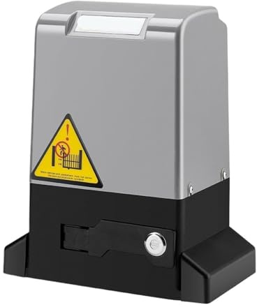 Sliding Gate Opener, 370W/550W/750W Remote Control Sliding Gate Opener with Infrared Sensors and Overload Protection for Sliding Gate Motor(750w)