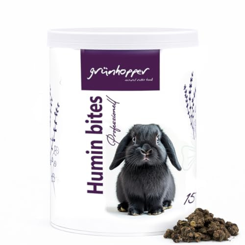 grünhopper Humin Bites 350 g tarmsanering för kaniner | effektiv mot lera