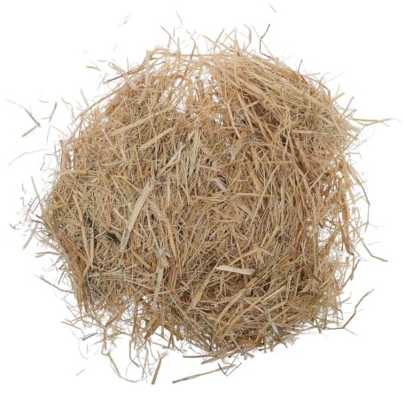 Toyvian Paja Natural para Lecho de Animales Pequeños 500g, Gallinas y Gatos