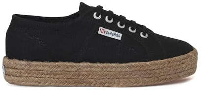 SUPERGA 2730 ROPE, Espadrille, Donna, Nero (Black 999), 37 EU