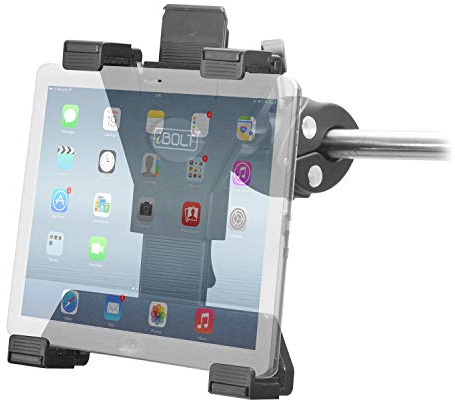 iBolt TabDock Grip - Supporto per carrelli, sedie a rotelle, barche, treppiedi, attrezzature da palestra, passeggini, carrelli da golf, trattori, ecc