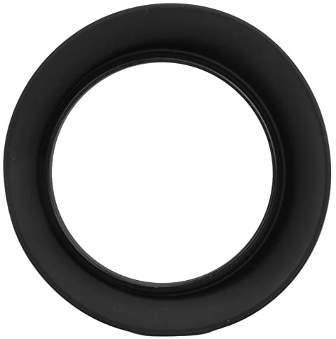 Kameralinsskydd, Universell Vikbar Skyddsgummi Digital Digital Motljusskydd med 3 Olika Justerbara Lägen för Olika Märken (77 mm)