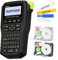 SUPVAN G15M Mini Industrielle Etikettendrucker mit 2 Etiketten, Wiederaufladbares Etikettiergerät mit QWERTZ Für 6-15 mm Thermoetiketten & Schrumpfschläuche, Label Printer für Fabrik, Außenbereich