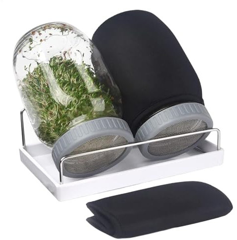 Kit de pot de germination – Kit de pot de germination de avec angle de germination réglable | Outil de cuisine polyvalent pour germes et | Kit de culture des germes pour la maison