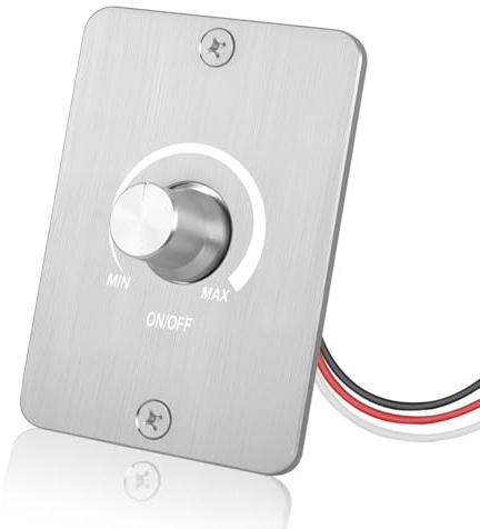 HNCY Interruptor Regulador de Luz, Dimmer LED 12V, Regulador intensidad LED Través de la Perilla para Ajustar el Brillo Adecuado, para Tiras de luces, para acampadas, barcos, camiones, caravanas