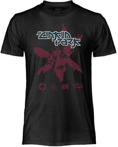 CRAZY FOR ROCK Linkin Park T Shirt Ufficiale Hybrid Theory. Maglietta Unisex in Cotone. Maglia vestibilità Regular per Adulto e Ragazzo