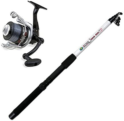 Allround Angelset 2,70m Teleskoprute + 3000 Angelrolle + Schnur komplett