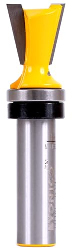 YONICO Dovetail Router Bit 14 Degree X 3/4-Inch 1/2-Inch Shank 14116t
