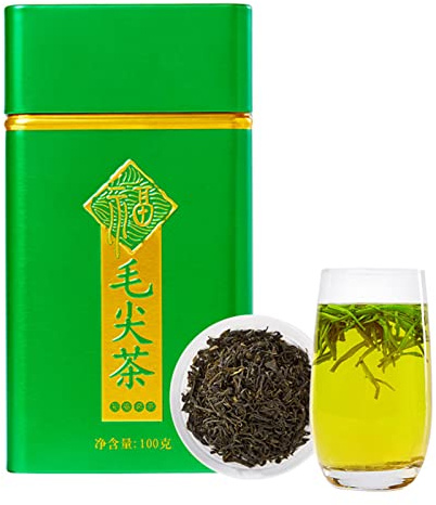 226 Gram Löst Mao Jian Grönt Te, Gott Te På Burk Från Kinesiskt Ursprung, Naturligt Ekologiskt Grönt Te, Hälsogåvor, Med En Kylande Effekt För Att Lindra Sommarvärmen