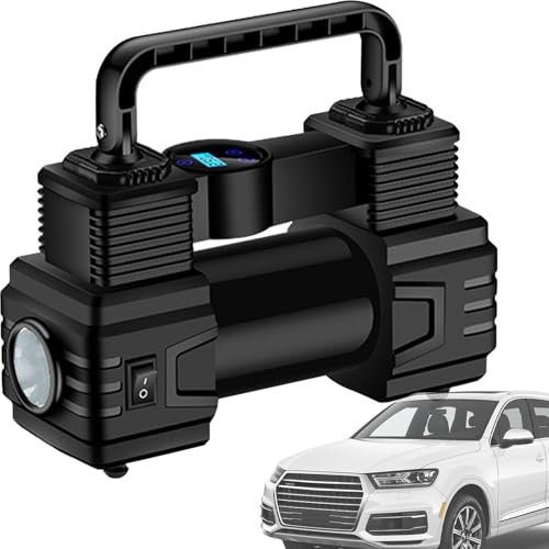 Elektrisk däcksinflator, bärbar luftpump, bildäckspump, 12 v däckinflator, digital däckinflator, fordonsinflator, cykelluftpump, kompakt däckuppblåsare, batteridriven luftpump för fordon