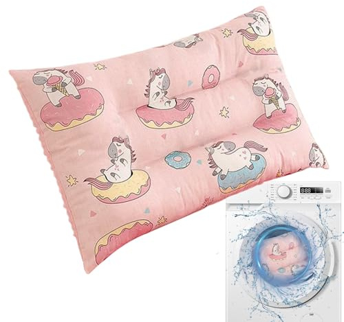Siuwddee Almohada para Niños | Almohadas de Cama Infantiles con Diseños Animados para Dormir - Cojín Decorativo y Lavable para Coche Suelo Lectura Viaje Sofá Sillón