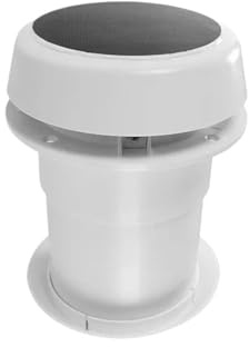 KOROBIE Extractor de aire, Extractor de humos, Rejilla de ventilación silenciosa for techo autocaravana, ventilador escape con red protectora for autocaravanas, caravanas y campistas