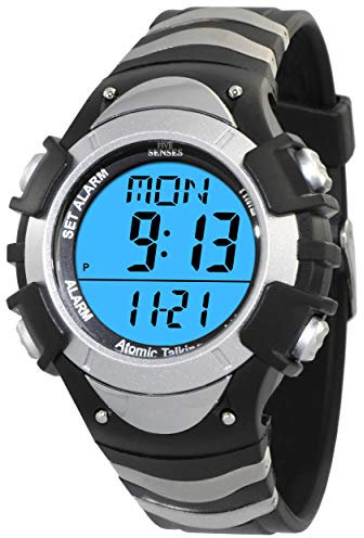 TIMECHANT Atomic! English Digital Talking -5 Senses Unisex Atomic Talking Watch (1269)