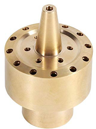 Yosoo Buse pulvérisateur de Fontaine en Laiton Buse d'eau Sprinkler 1/4 / 1/2 / 3/4 Accessoire Pompe étang(1/2)