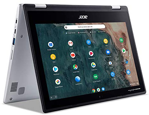 Acer Chromebook Spin 311 Convertible Laptop | Intel Celeron N4000 | 11.6 HD Touch Corning Gorilla Glass Display | 4GB LPDDR4 | 64GB eMMC | Intel 802.11ac Gigabit WiFi 5 | Chrome OS | CP311-2H-C7QD
