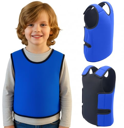 Kids Sensory Compression Vest – Deep Pressure Calming Vest for Autism, ADHD, Anxiety & Sensory Processing Disorder, Breathable Non‑Weighted Comfort for School & Home (M)