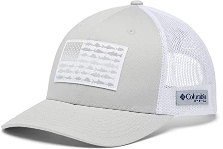 Columbia Unisex PFG Fish Flag Mesh Snap Back, Gorra clásica para hombre